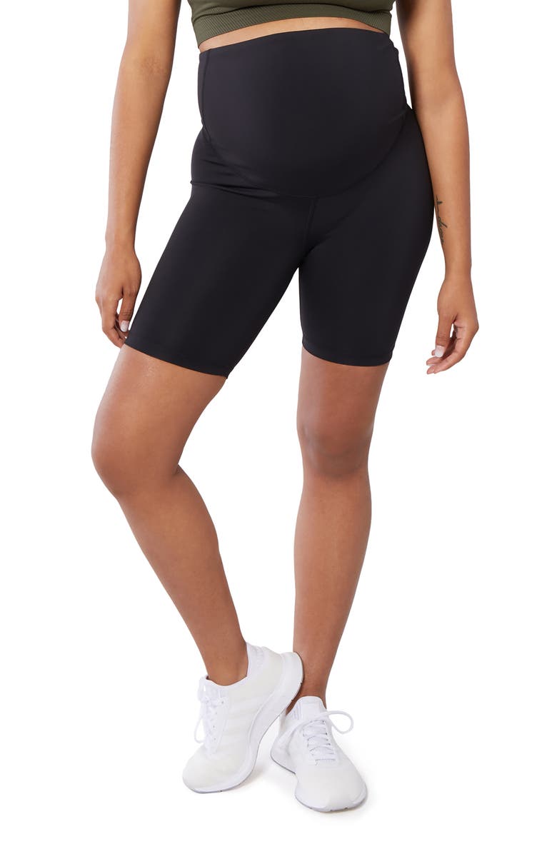 Ingrid & Isabel<sup>®</sup> Performance Maternity Bike Shorts, Main, color, 