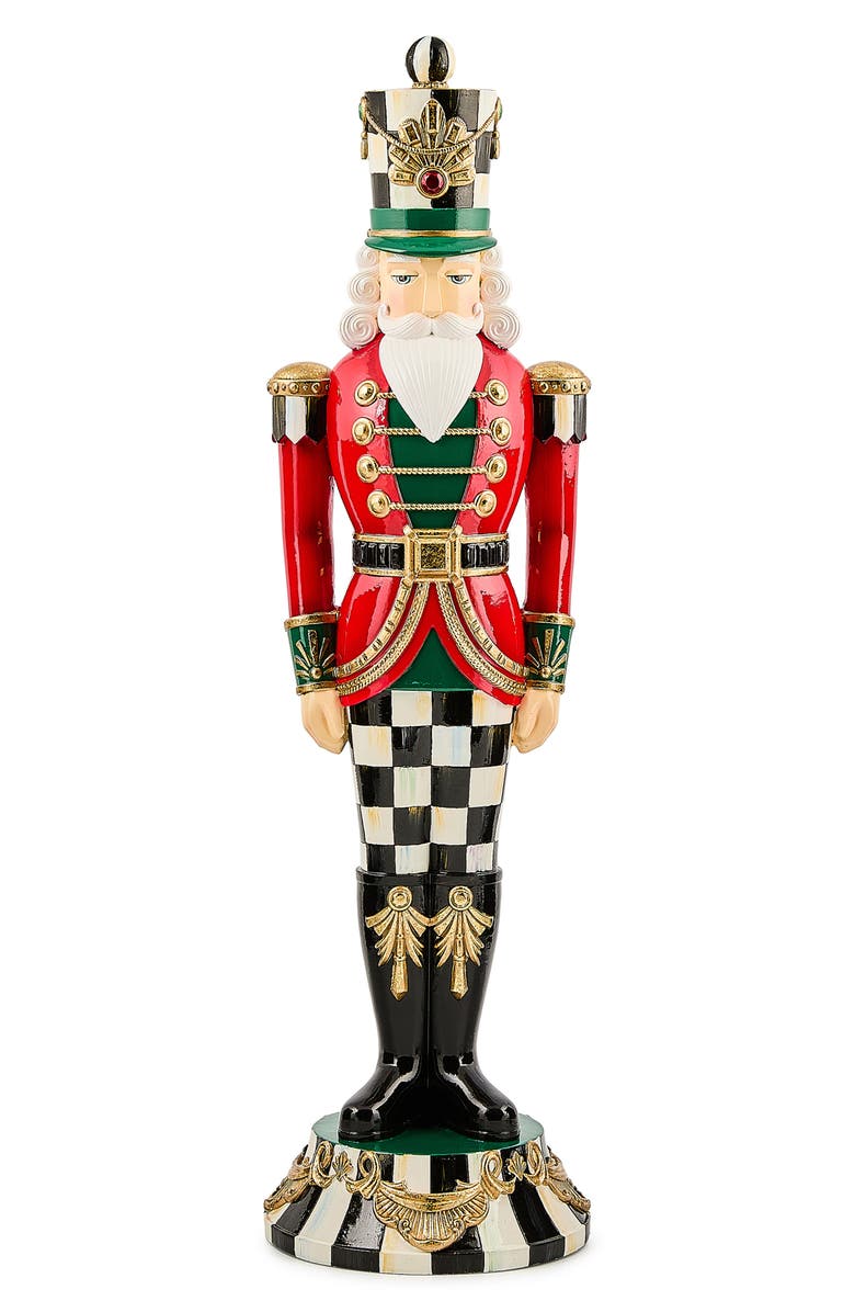 MACKENZIE CHILDS Courtly Classic Resin Nutcracker., Main, color, 