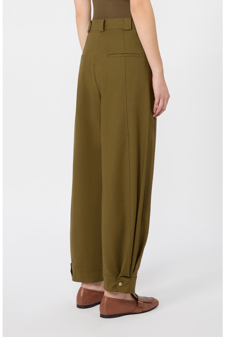 Dorni Stretch Cotton Twill Utility Pants, Alternate, color, KHAKI GREEN