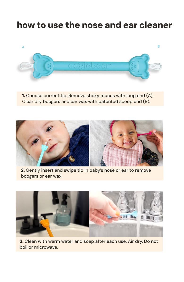 oogiebear Nose & Ear Cleaner, Alternate, color, Blue