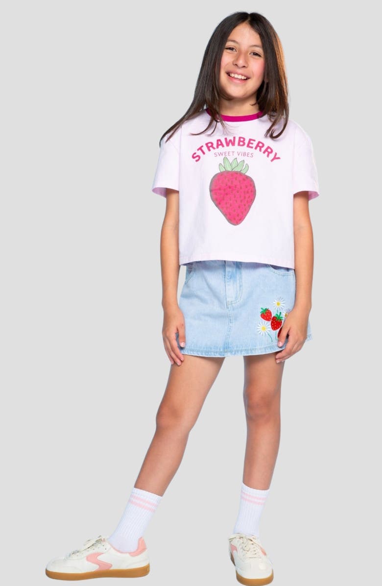 PixieLane Kids' Washed Drop Shoulder T-Shirt, Alternate, color, 