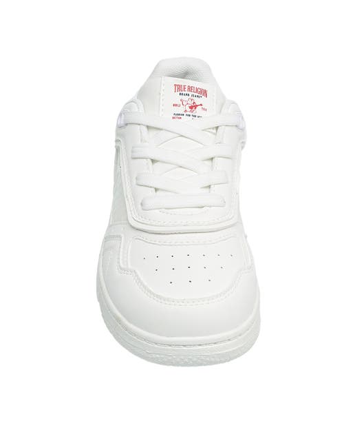True Religion Boy's Jones Court Sneaker In White
