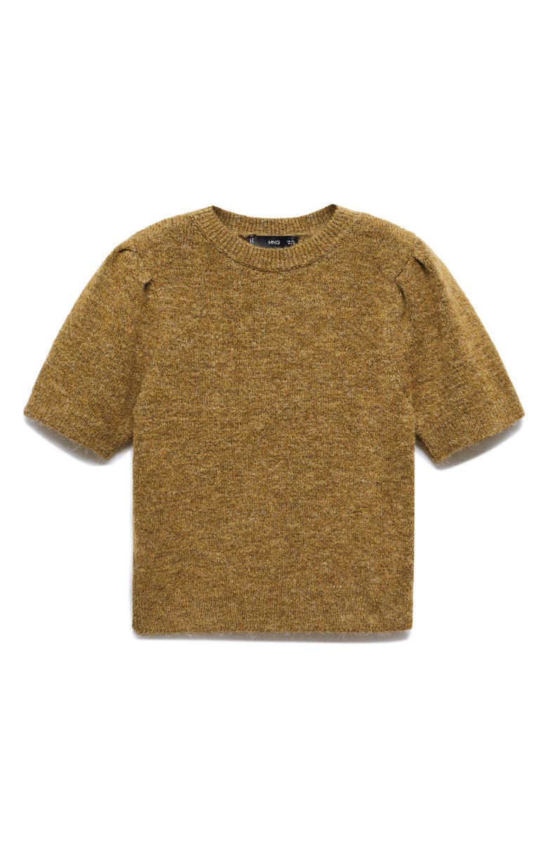 MANGO Short Sleeve Sweater, Alternate, color, 