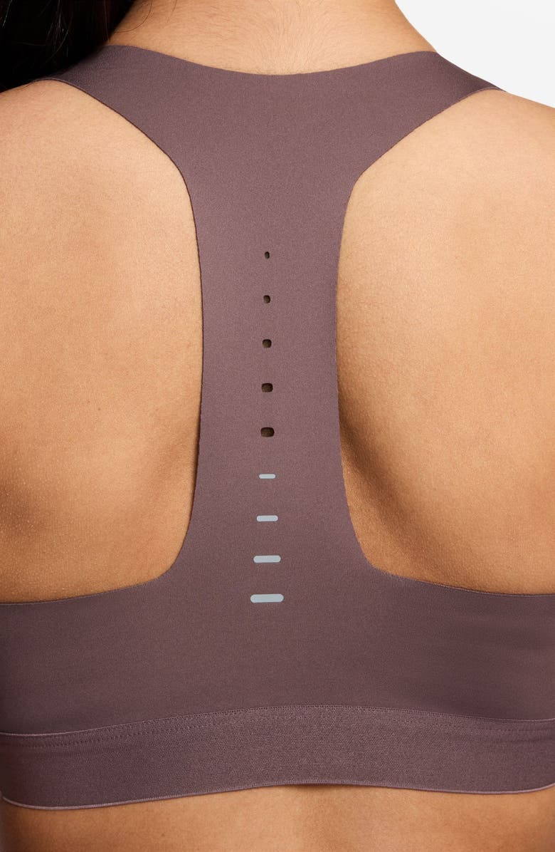 Nike Swift Dri-FIT High Support Sports Bra, Alternate, color, 502 Tattoo/Silver