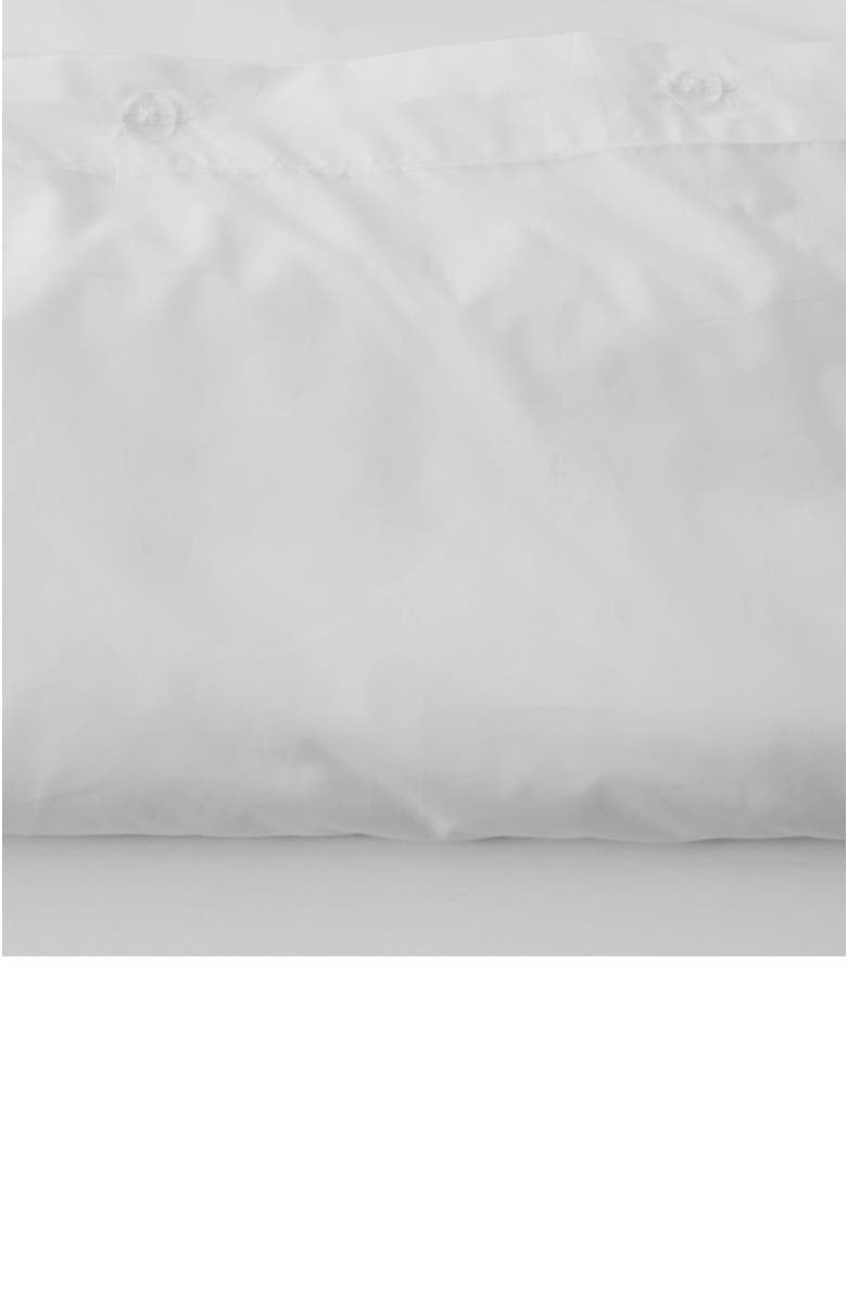 Pact Organic Cool-Air Percale Duvet Cover, Alternate, color, White