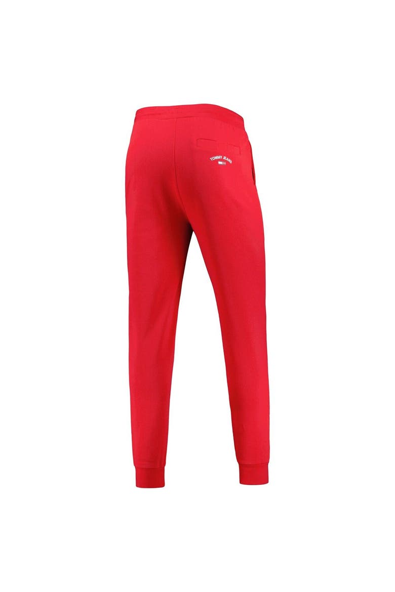 Men's Tommy Jeans Red Chicago Bulls Keith Jogger Pants, Alternate, color, Red