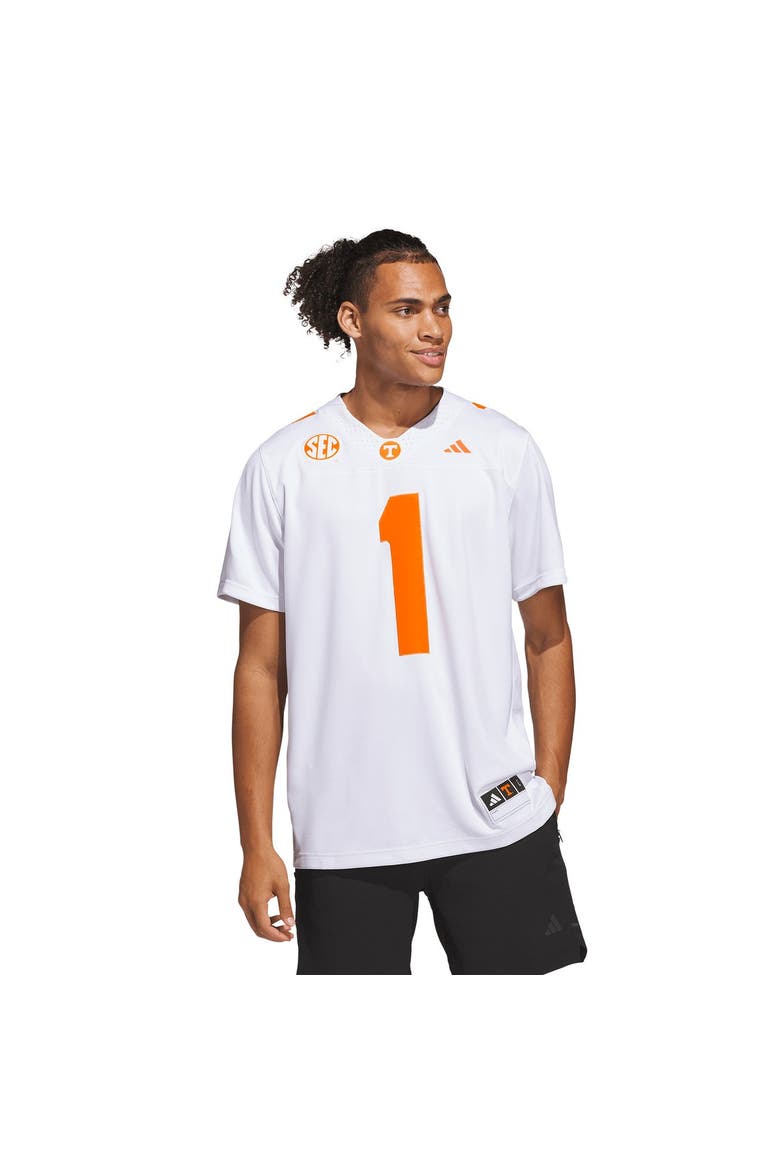 Men's adidas White Tennessee Volunteers Away Premier Jersey, Main, color, White