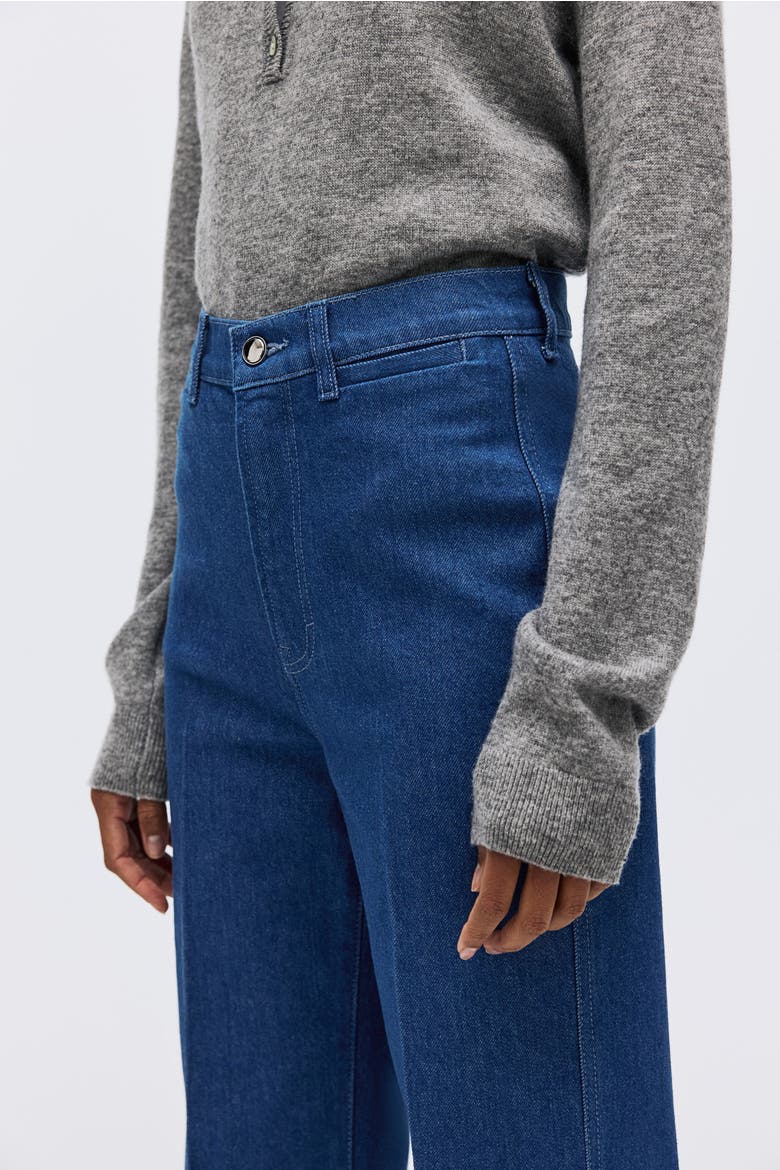 Straight High Jeans, Alternate, color, Denim blue