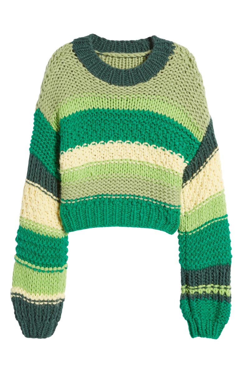 YELLOW THE LABEL Soho Stripe Sweater, Alternate, color, 
