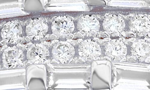 Suzy Levian Baguette & Round Cubic Zirconia Eternity Band Ring