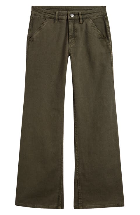 Kids' Cotton Twill Utility Pants (Big Kid)