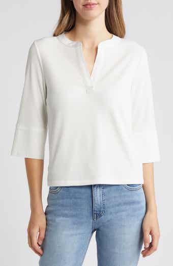 Split Neck Top