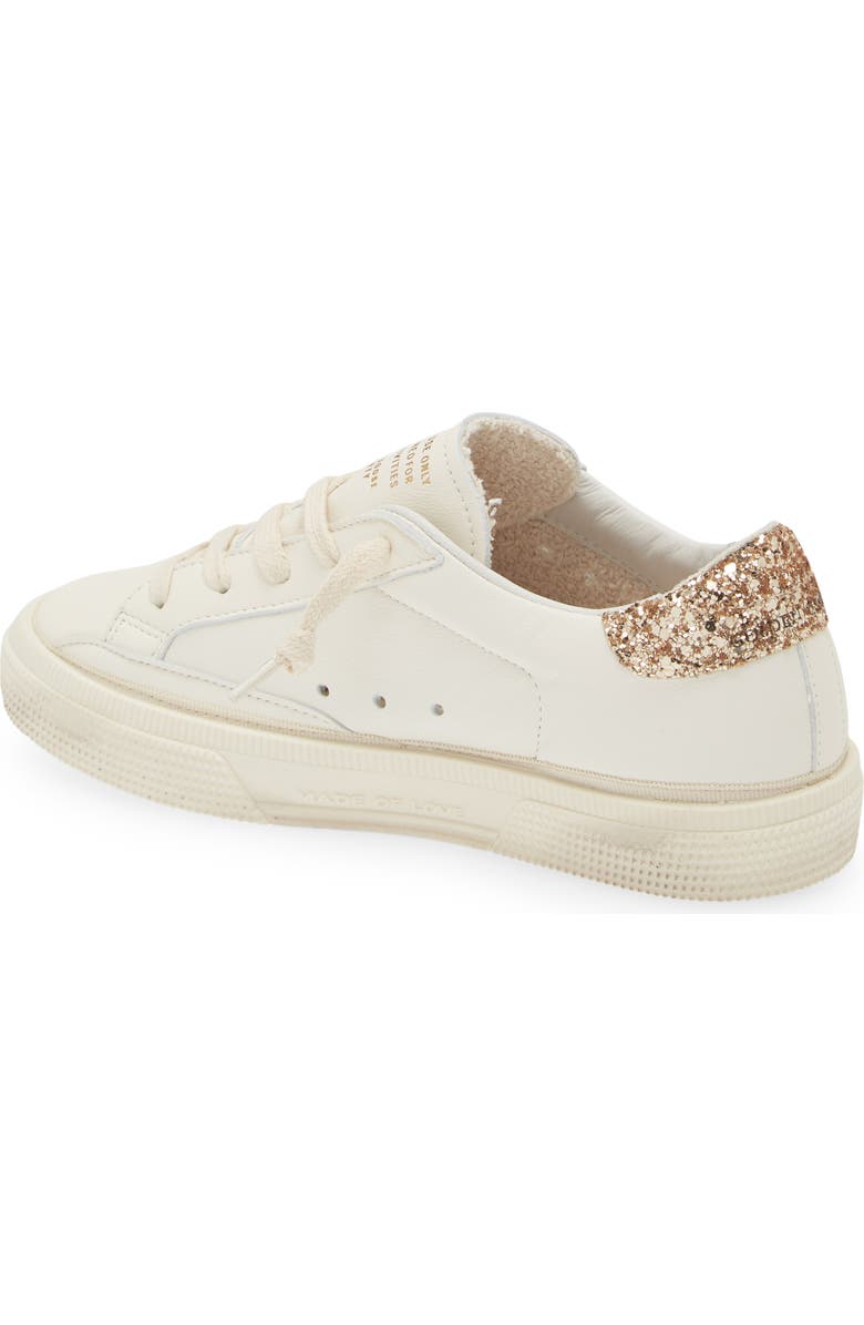 Golden Goose Kids' May Glitter Star Low Top Sneaker, Alternate, color,