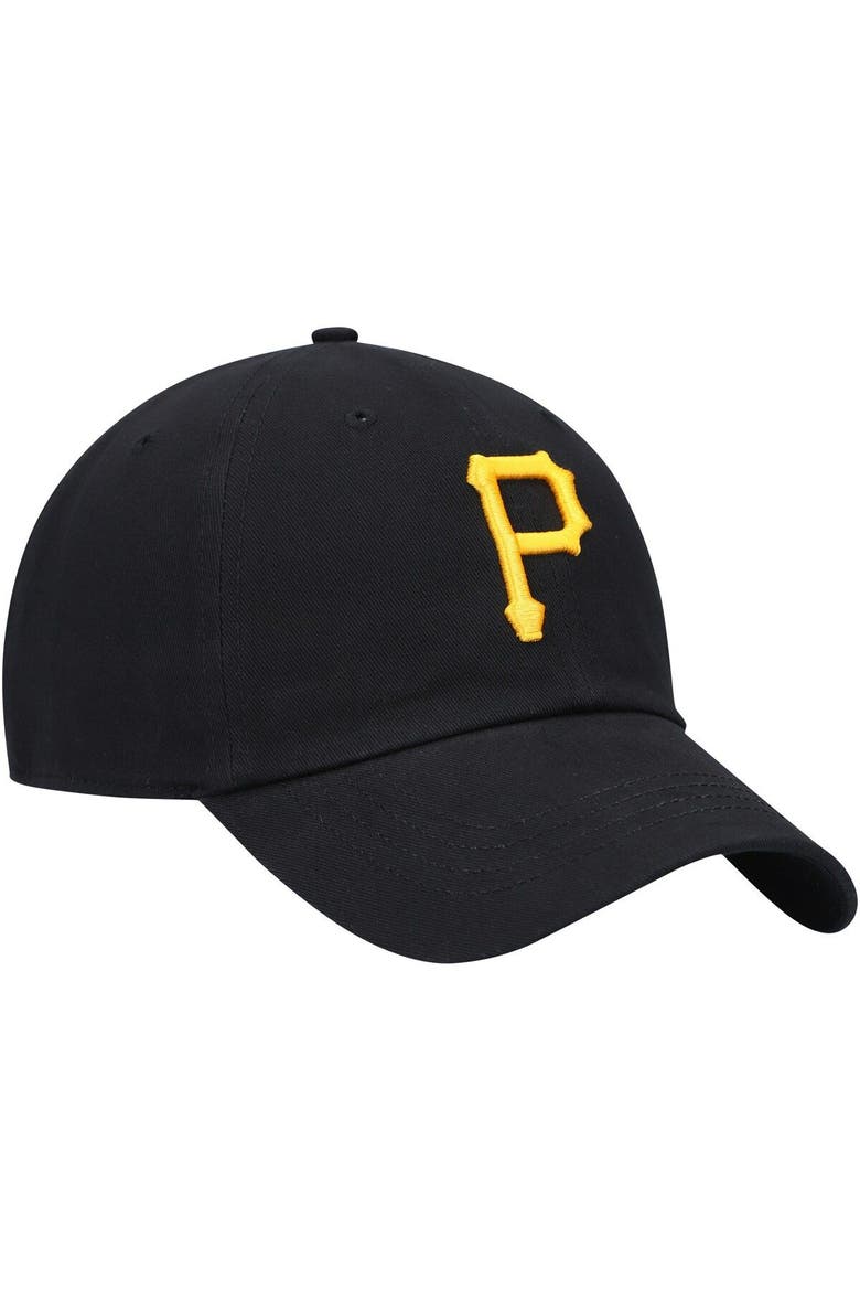 Women's '47 Black Pittsburgh Pirates Team Miata Clean Up Adjustable Hat, Alternate, color, Black