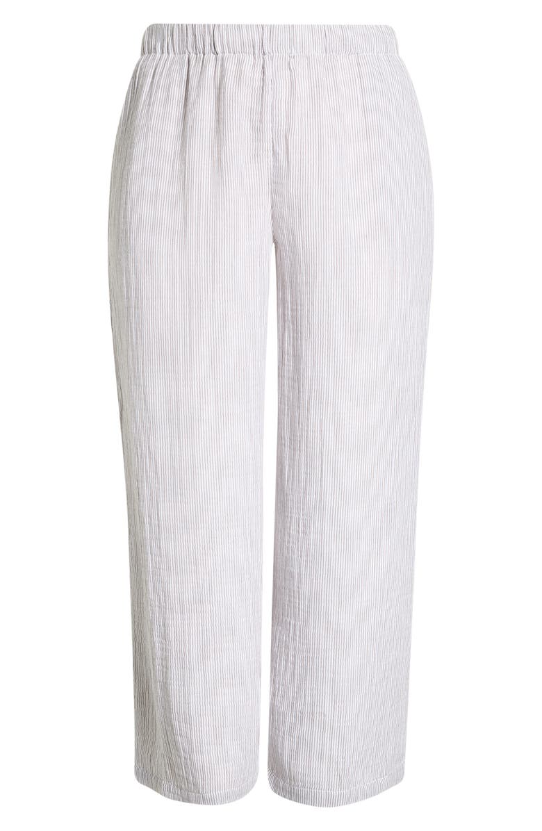 Eileen Fisher Ankle Wide Leg Pants, Alternate, color, Hazelwood