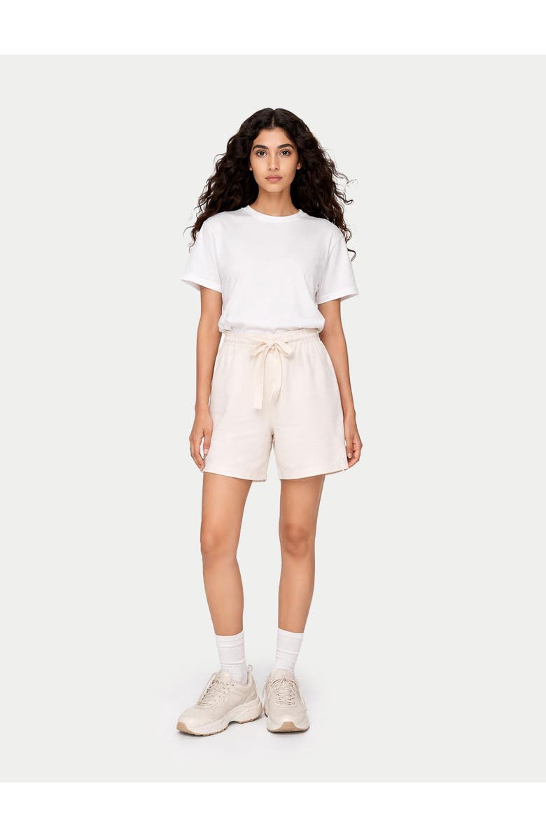 Gobi Cashmere Lightweight Cashmere Silk Shorts, Alternate, color, Whisper White