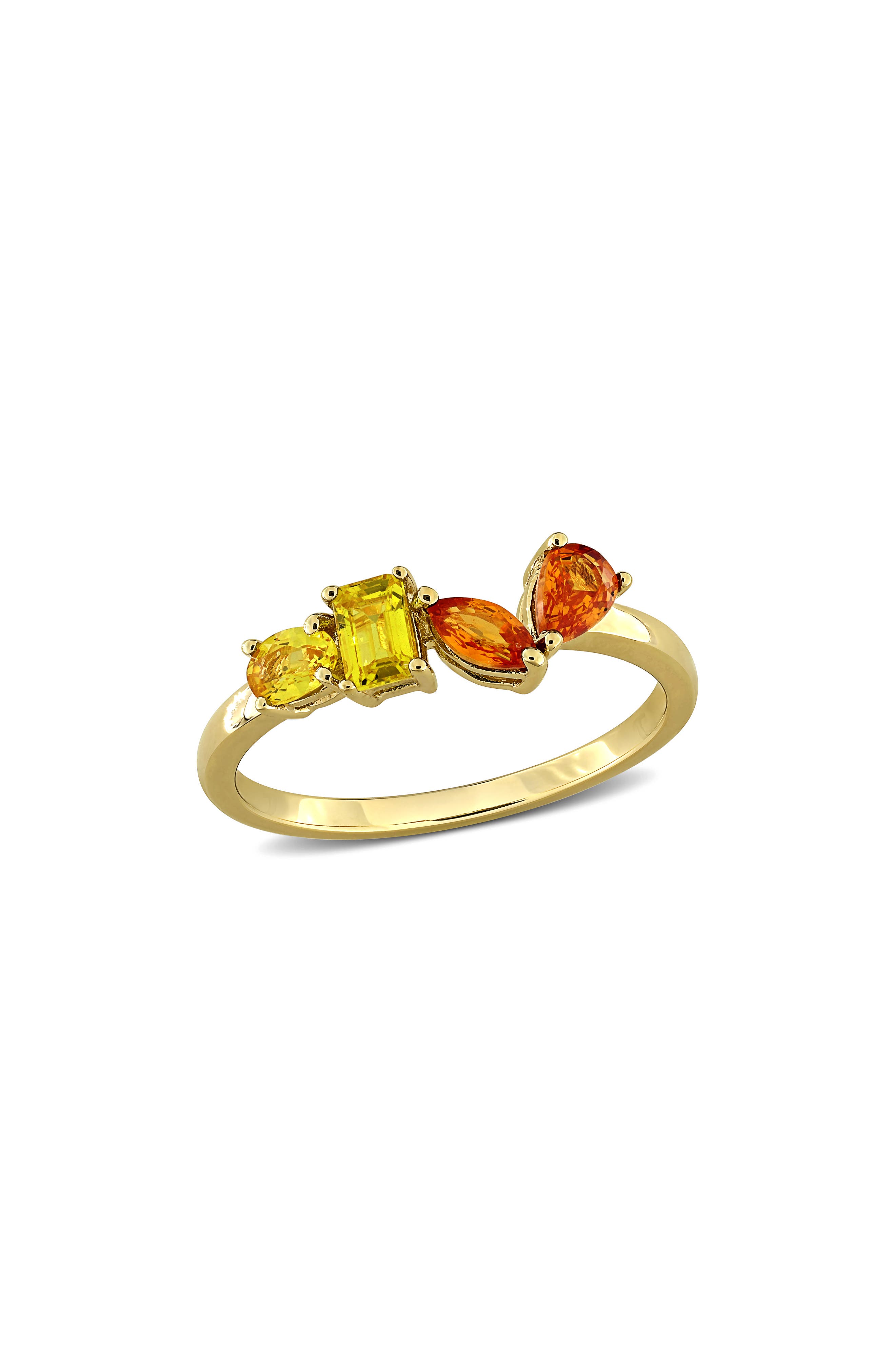 Multi-Shape Sapphire Ring