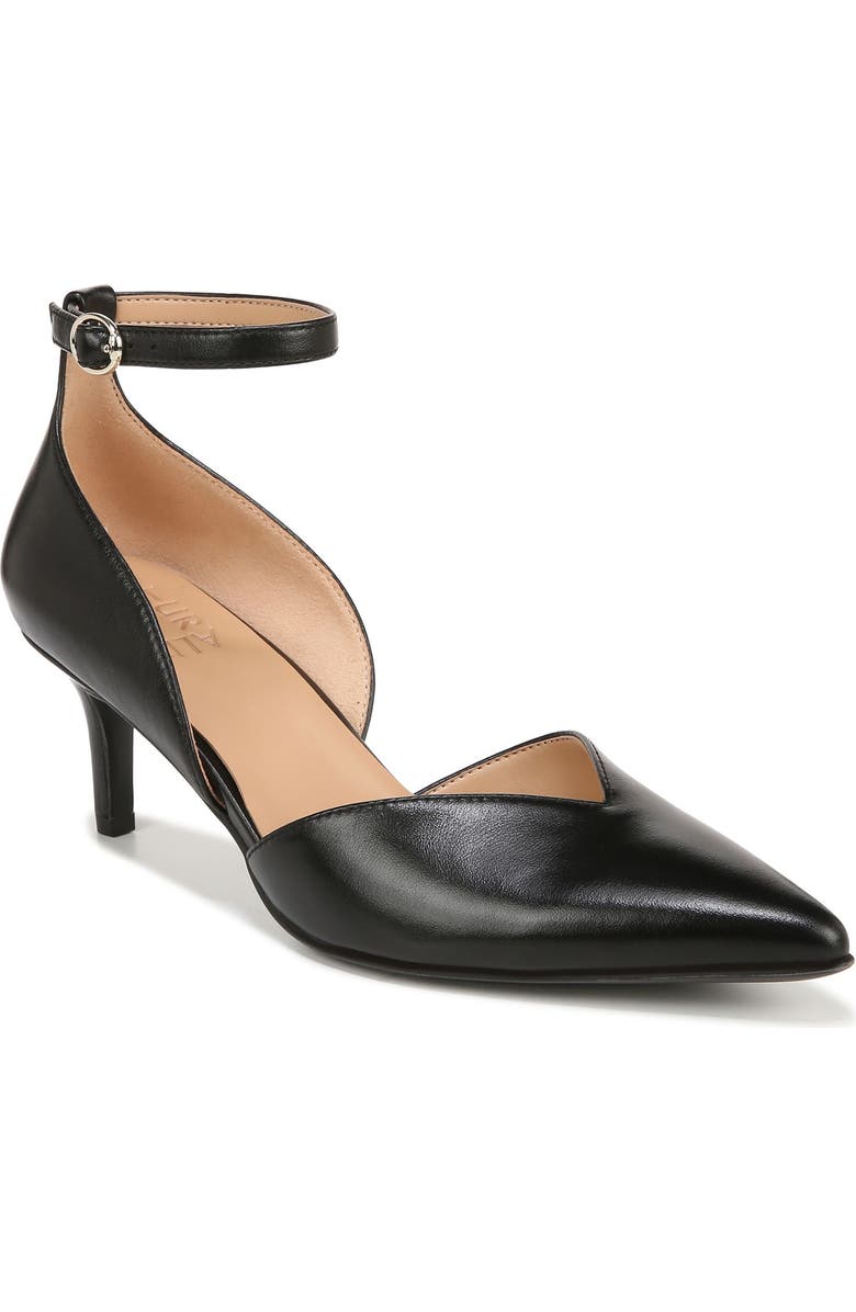 Naturalizer Evelyn Ankle Strap Pointed Toe Pump, Main, color,