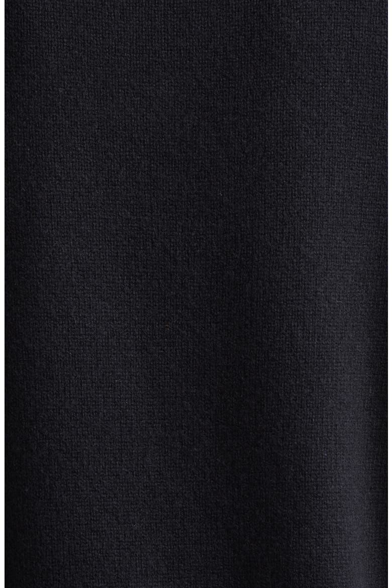 Paris 1952 Short Sleeve Wool & Cashmere Polo, Alternate, color, BLACK