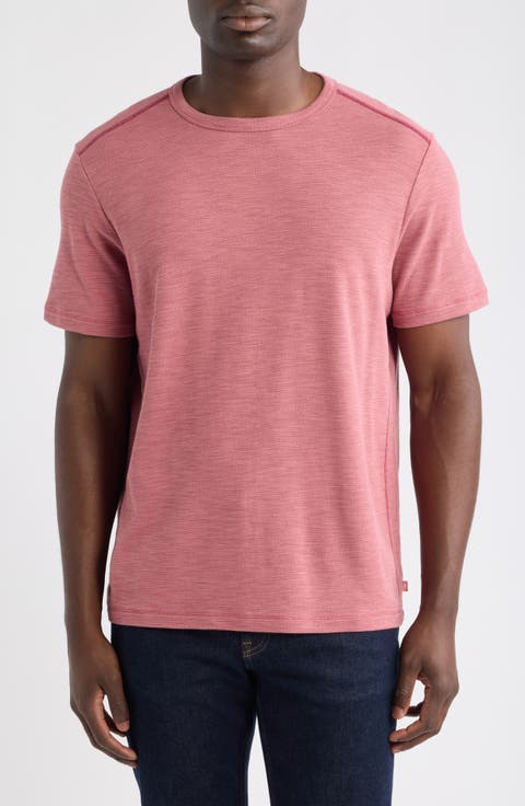 Sand Wave Slub Cotton Blend T-Shirt