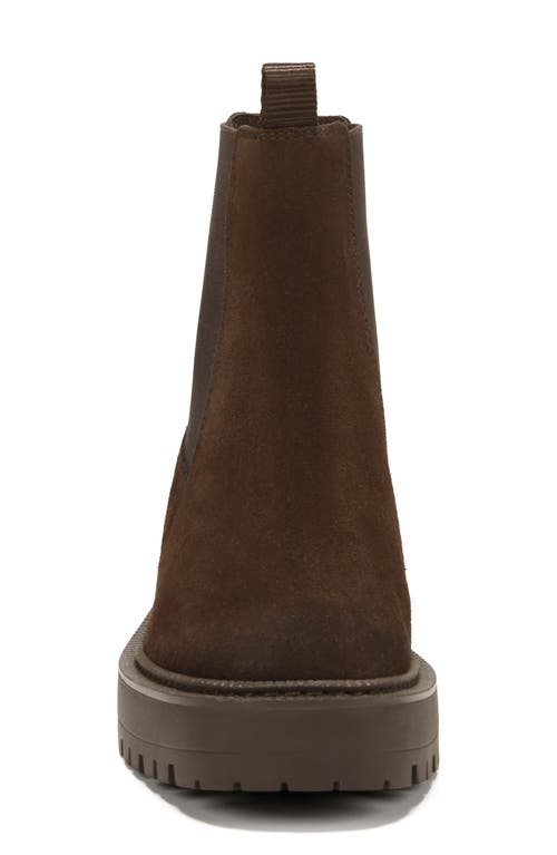 Sam Edelman Laguna Waterproof Lug Sole Chelsea Boot In Brown