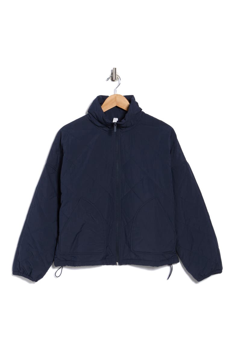Wander Diamond Quilted Jacket, Alternate, color, NAVY SAPPHIRE