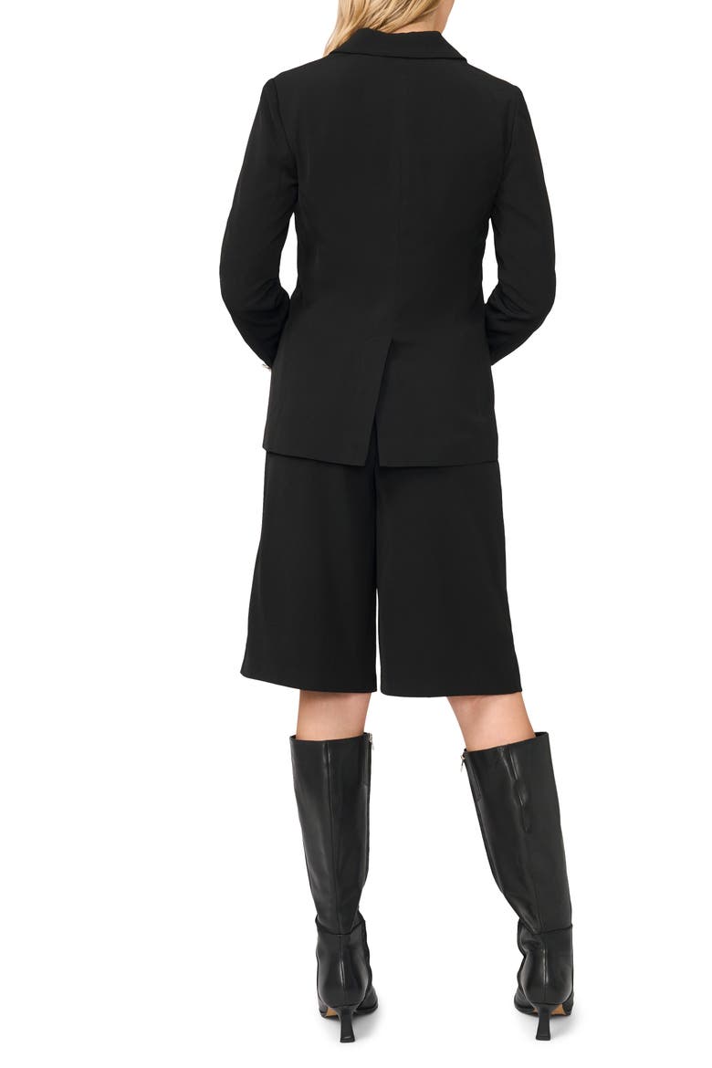 Double Breasted Blazer, Alternate, color, RICH BLACK