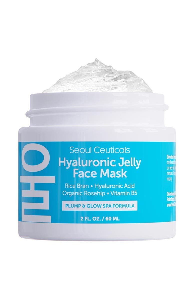 Seoul Ceuticals Korean Skincare Hyaluronic Jelly Face Mask, Main, color, Clear