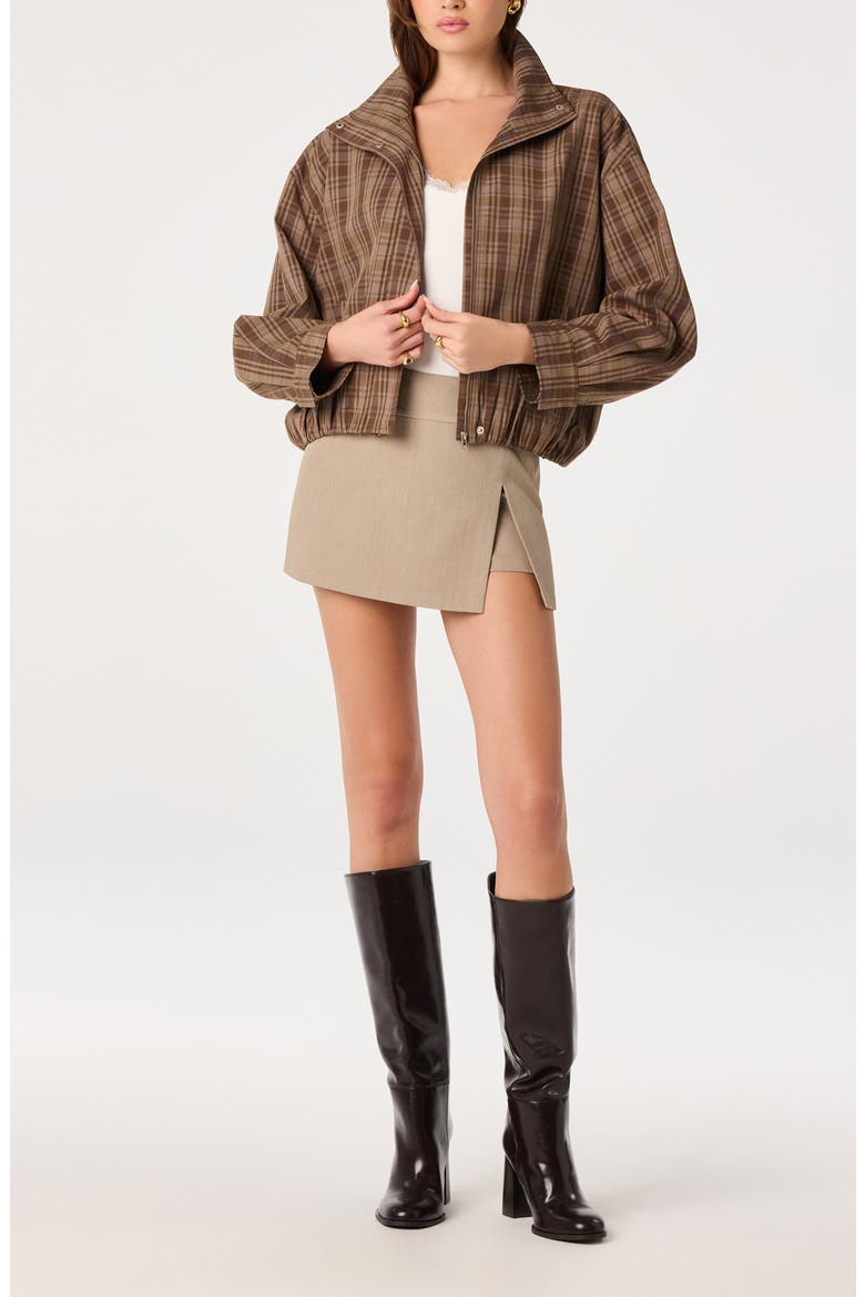 Cooper Plaid Jacket, Alternate, color, BROWN PLAID