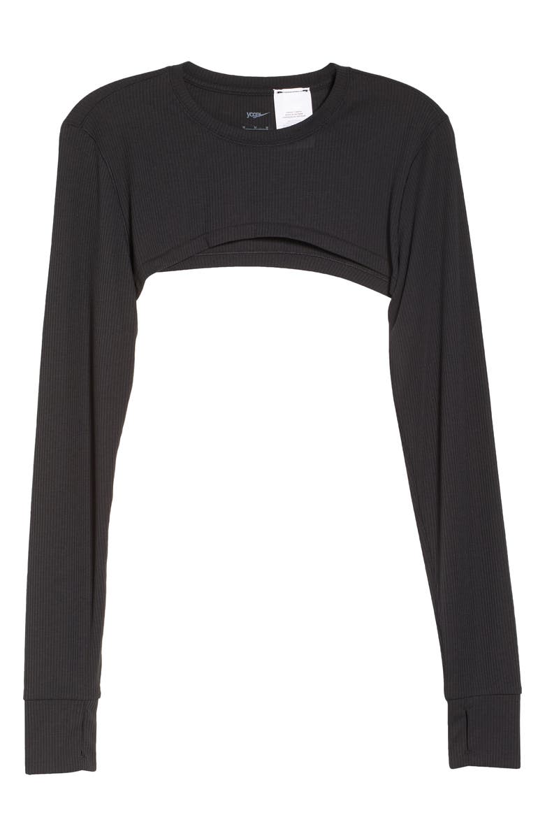 Nike Yoga Luxe Rib Shrug, Alternate, color,