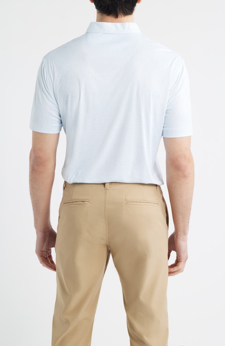 Peter Millar Hoops Featherweight Performance Polo, Alternate, color, White/Blue