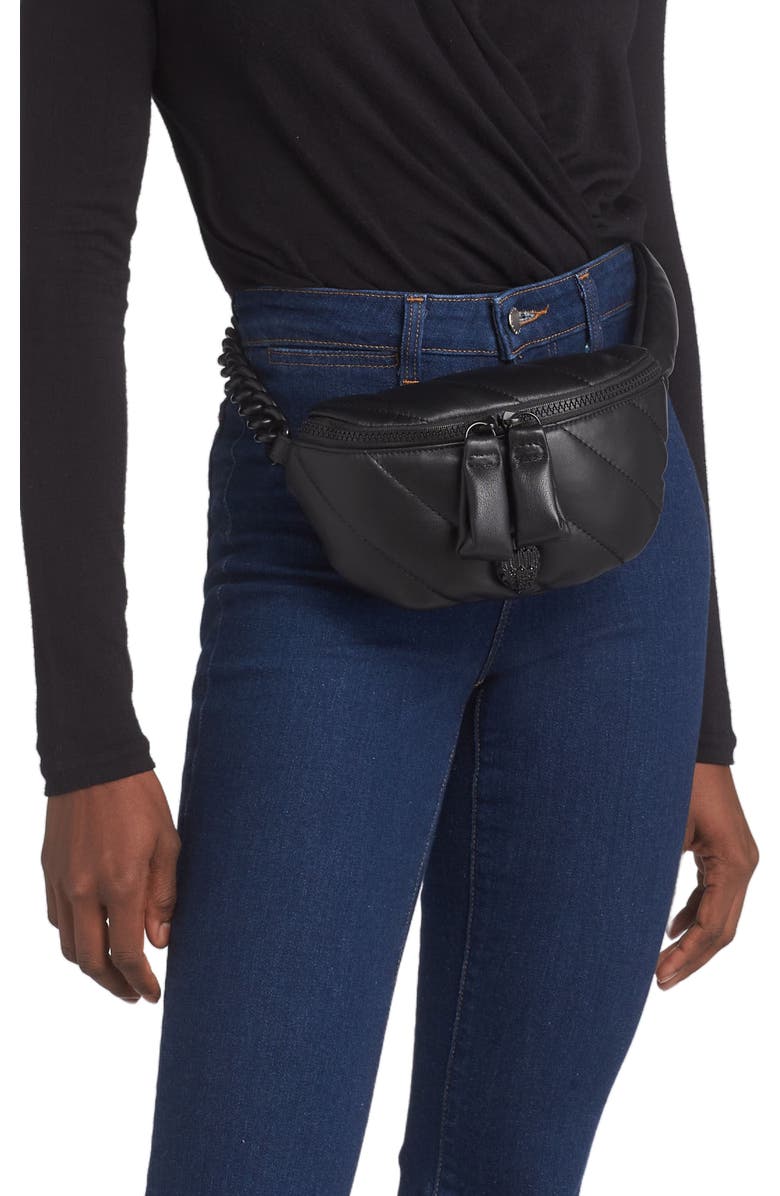 Kurt Geiger London Small Soho Leather Belt Bag, Alternate, color,
