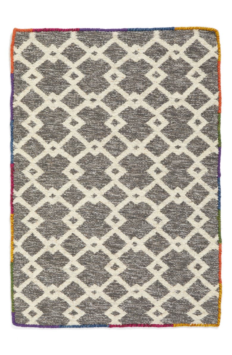 NORDSTROM AT HOME Lattice Handwoven Area Rug, Main, color, 