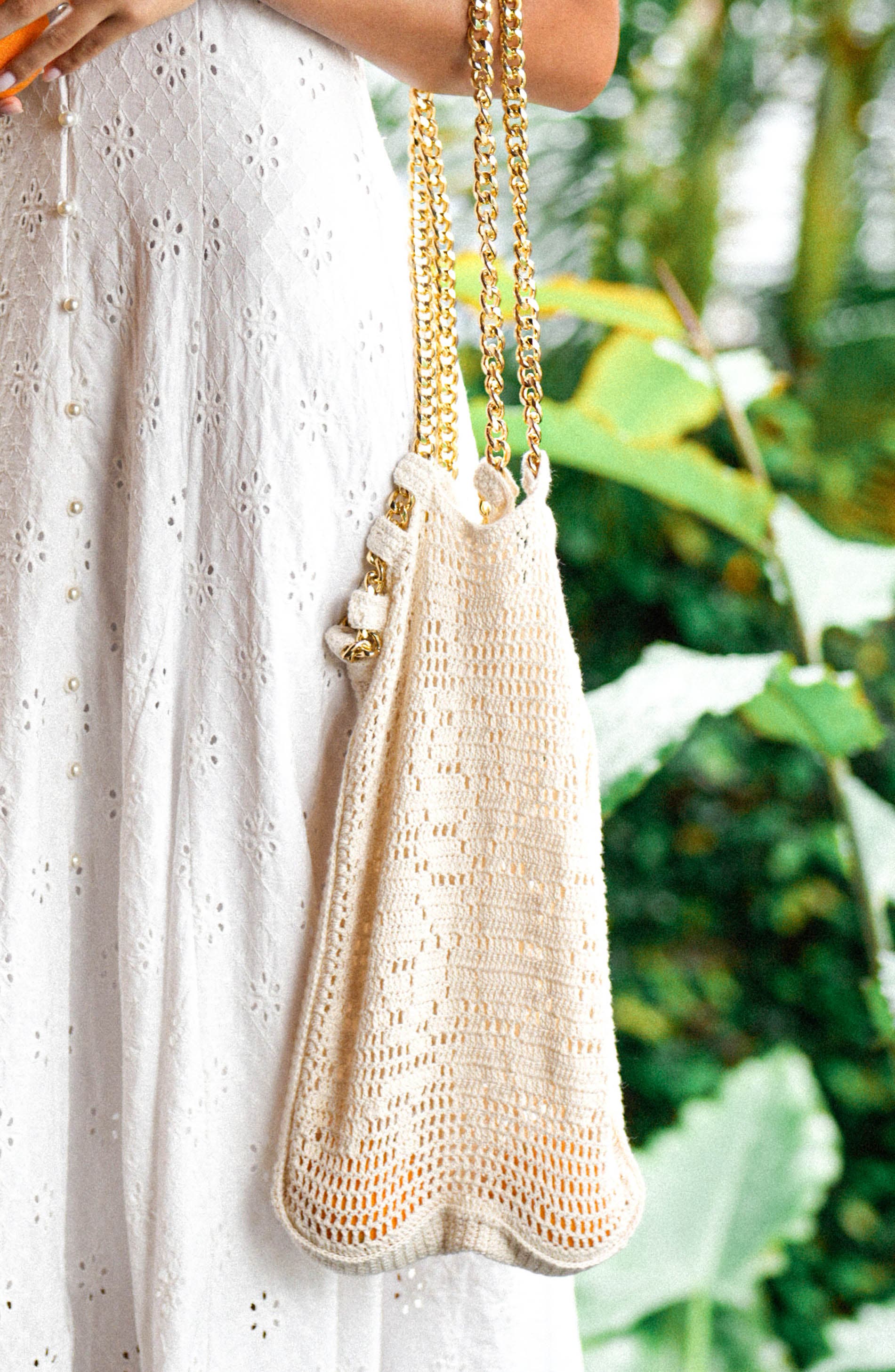 BRUNNA.CO The Oma Crochet Bag, Alternate, color, Off White