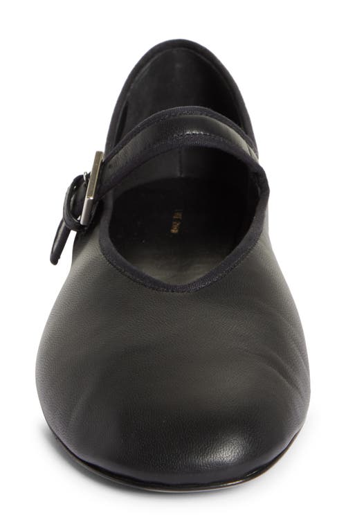 The Row Boheme Leather Mary Jane Flats