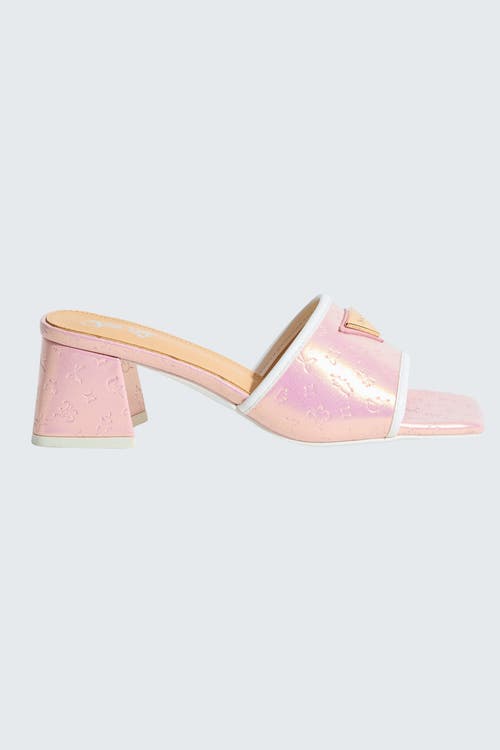 Sparkl Monogram Heel In Pink