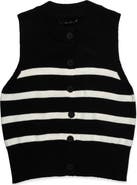 DELUC Mykonos Stripe Knit Vest