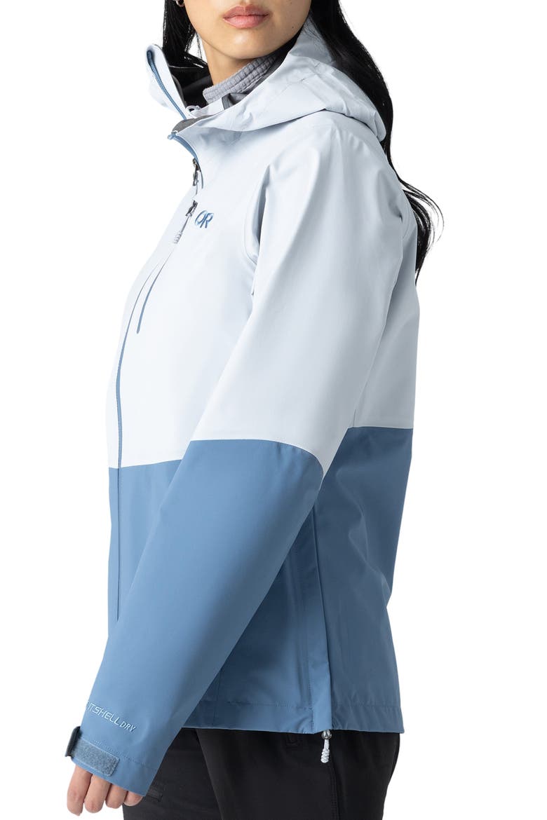 Aspire II Gore-Tex® Waterproof Jacket, Alternate, color, TITANIUM/ASCENT BLUE