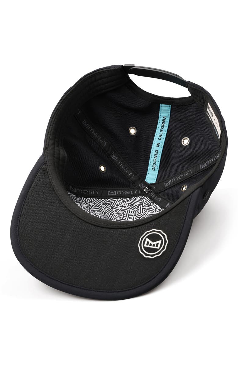 Melin Eagle Hydro 6-Panel Snapback Ball Cap, Alternate, color, Black