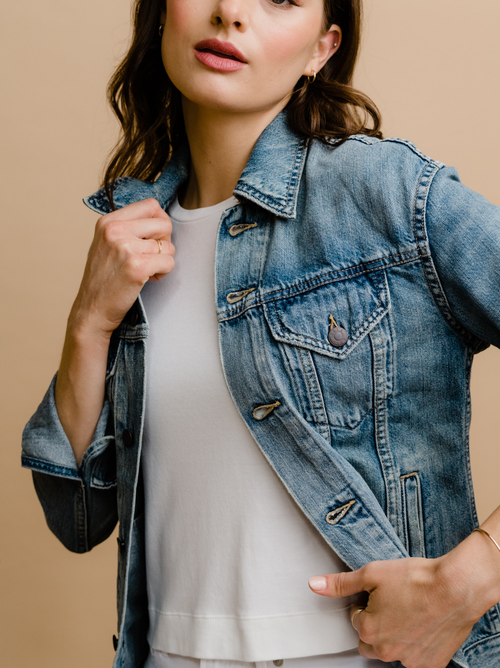 Able The Merly Jacket In Clean Wash