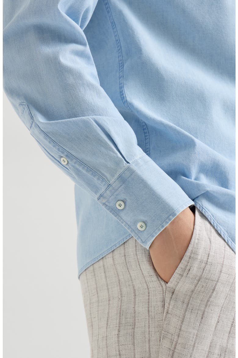 Chambray shirt, Alternate, color, Medium Denim