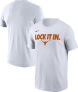 Nike Men's Nike  White Texas Longhorns 2026 On-Court Bench T-Shirt