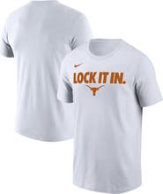 Nike Men's Nike White Texas Longhorns 2026 On-Court Bench T-Shirt