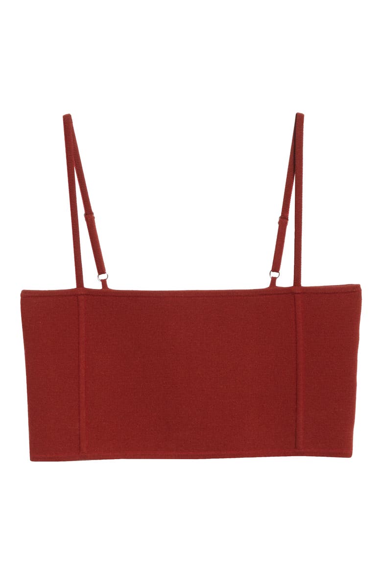 Winnie Crop Knit Camisole, Alternate, color, SUMAC