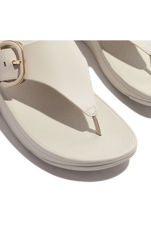 Fitflop Lulu Buckle Flip Flop In Paris Beige