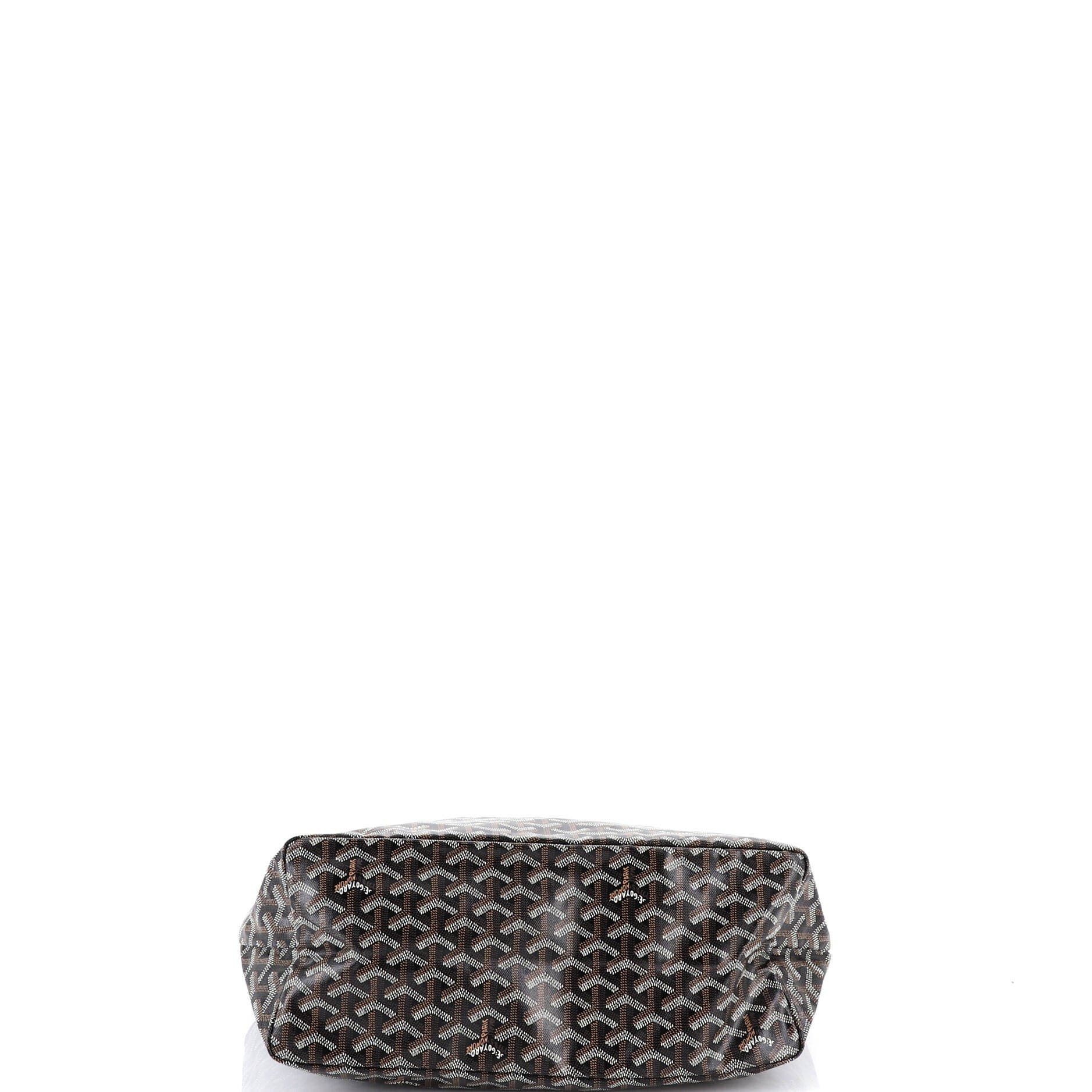 Pre-Owned Goyard Saint Louis Tote Coated Canvas PM, Alternate, color, Black