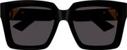 Bottega Veneta 55mm Square Sunglasses