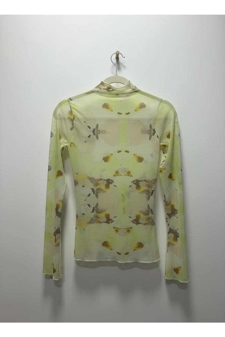 Lara Mesh Top, Alternate, color, Green