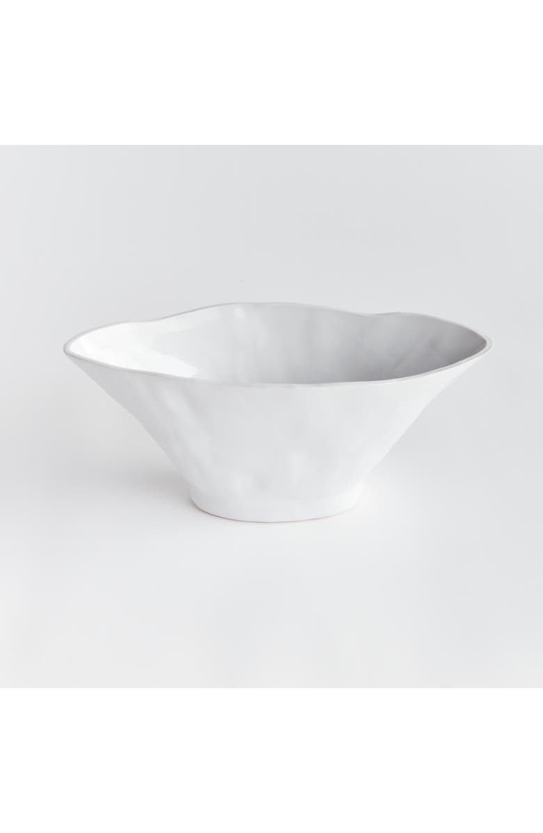 Napa Home & Garden Madara White Gloss Oval Large Ceramic Sculptural Vase 18.75", Alternate, color, White