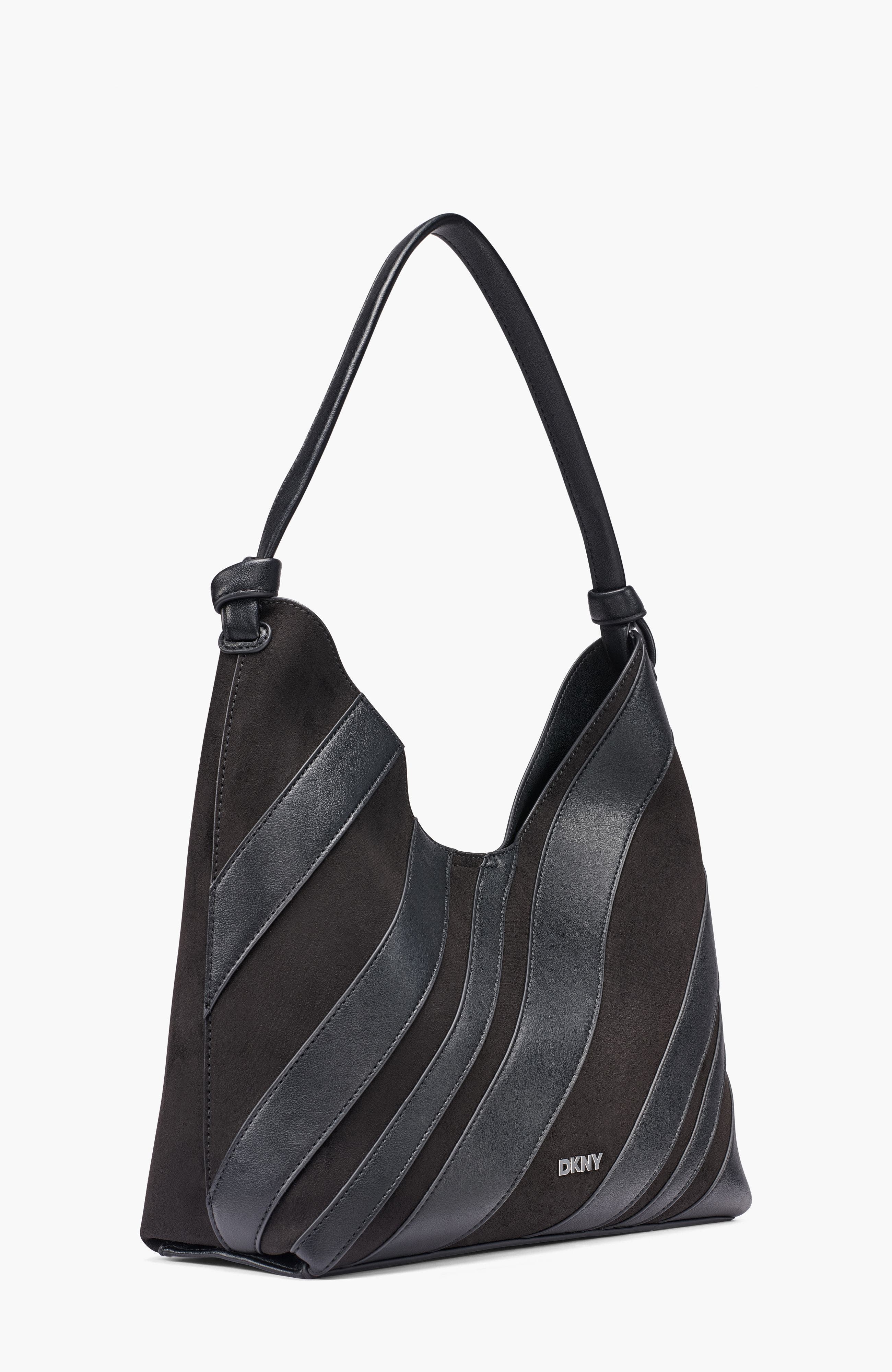 Paula Shoulder Bag, Alternate, color, Black/Silver